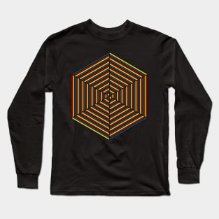 Retro Hex Long Sleeve T-Shirt